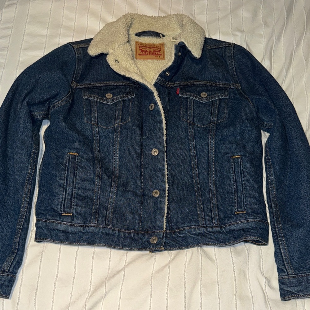 Levi’s Denim Sherpa-Lined Jacket